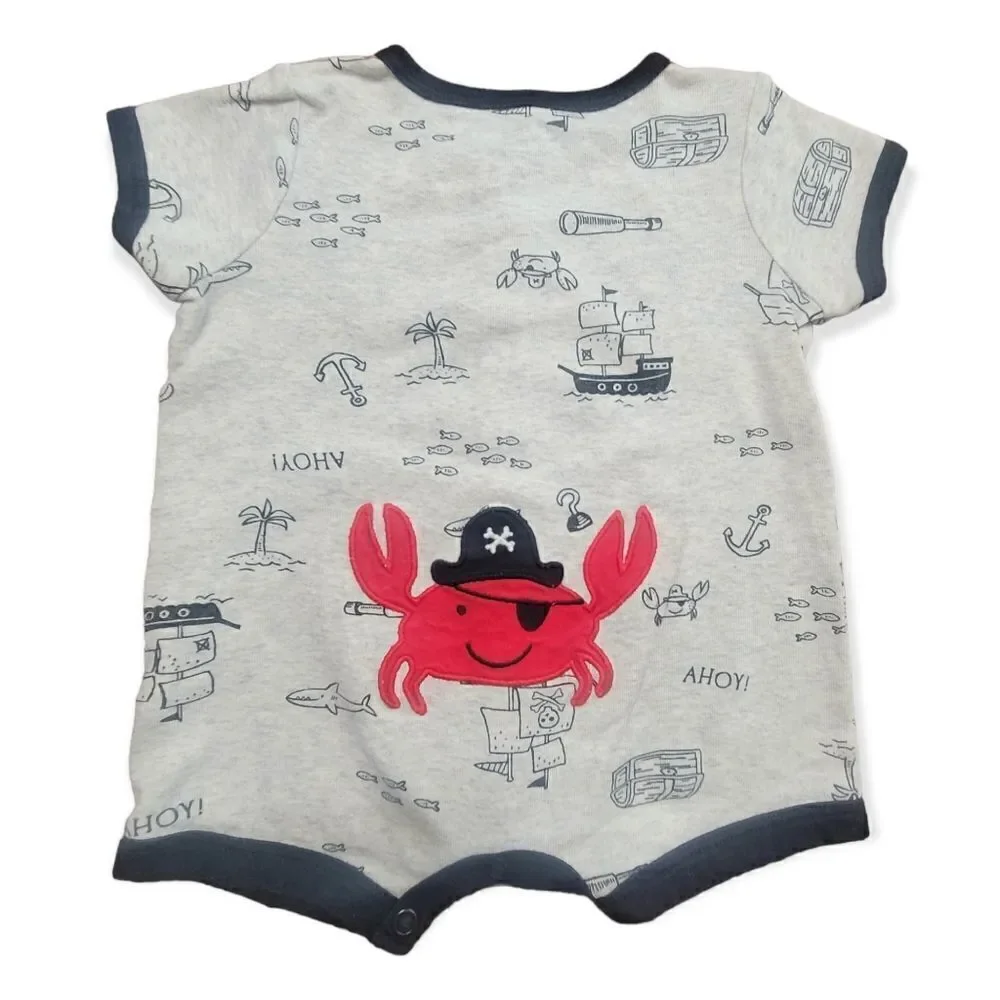 Bundle of 4 boys summer rompers